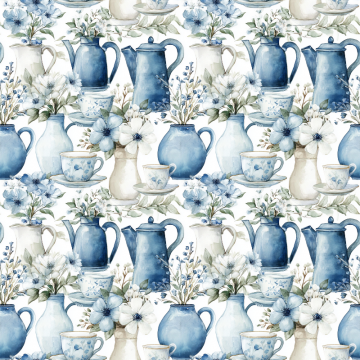 Exclusive Cotton Delft Jugs