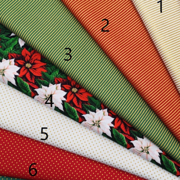 Xmas5 - 100 % Quilters cotton   