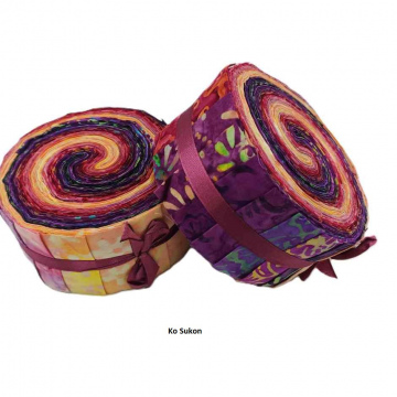 2,5" Ko Sukon Batik Fabric rolls 