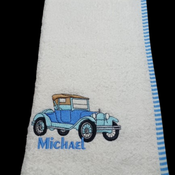 Blue Vintage car