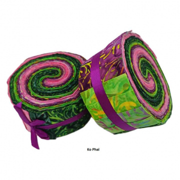 2,5" Ko Phai Batik Fabric rolls  