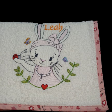 Ladybug bunny pink