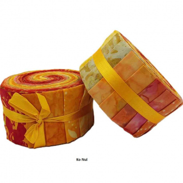 2,5" Ko Nui Batik Fabric rolls  